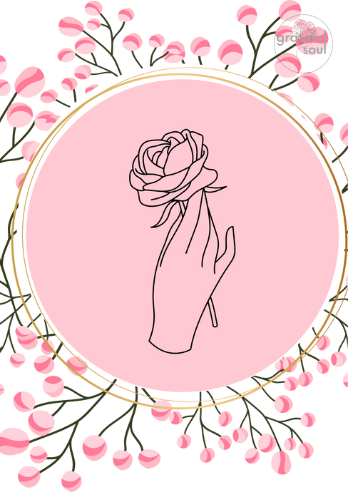 Pink Beauty Hand Flower
