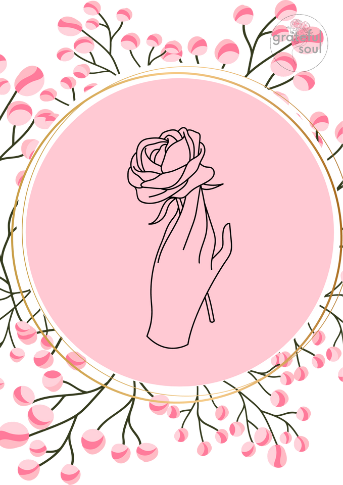 Pink Beauty Hand Flower